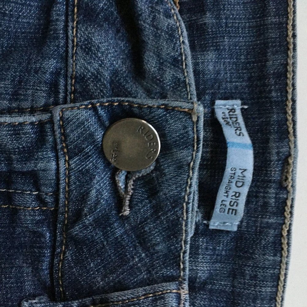 Riders / 1 / Mid Rise Straight Leg Jeans - Picture 7 of 11